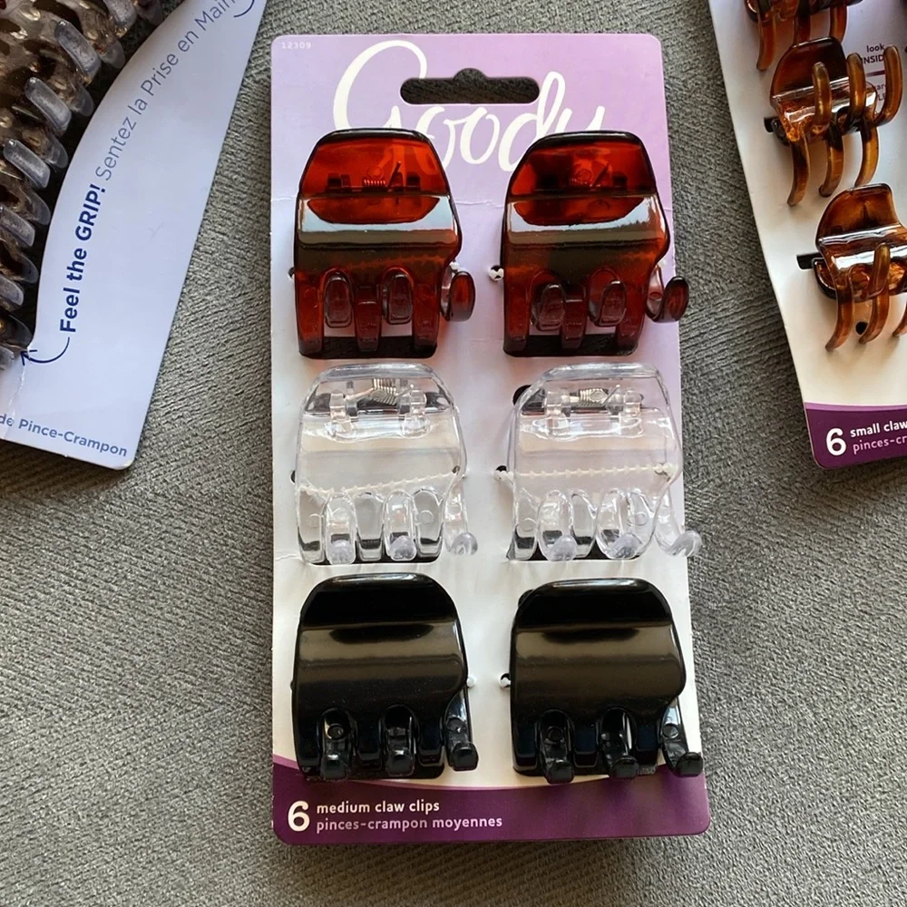 GOODY Hair Claw Clips Bundle